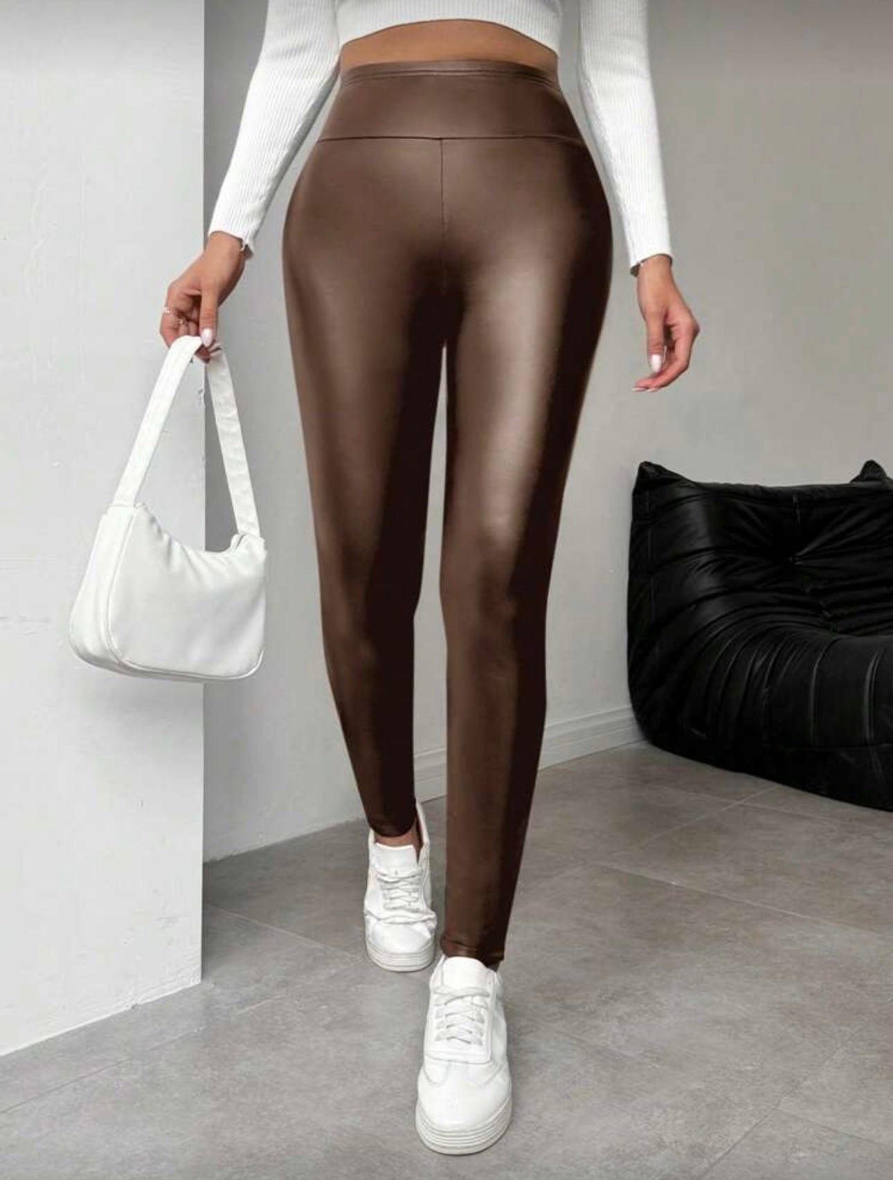 Leggings Xyvia marrones térmicos ajustados