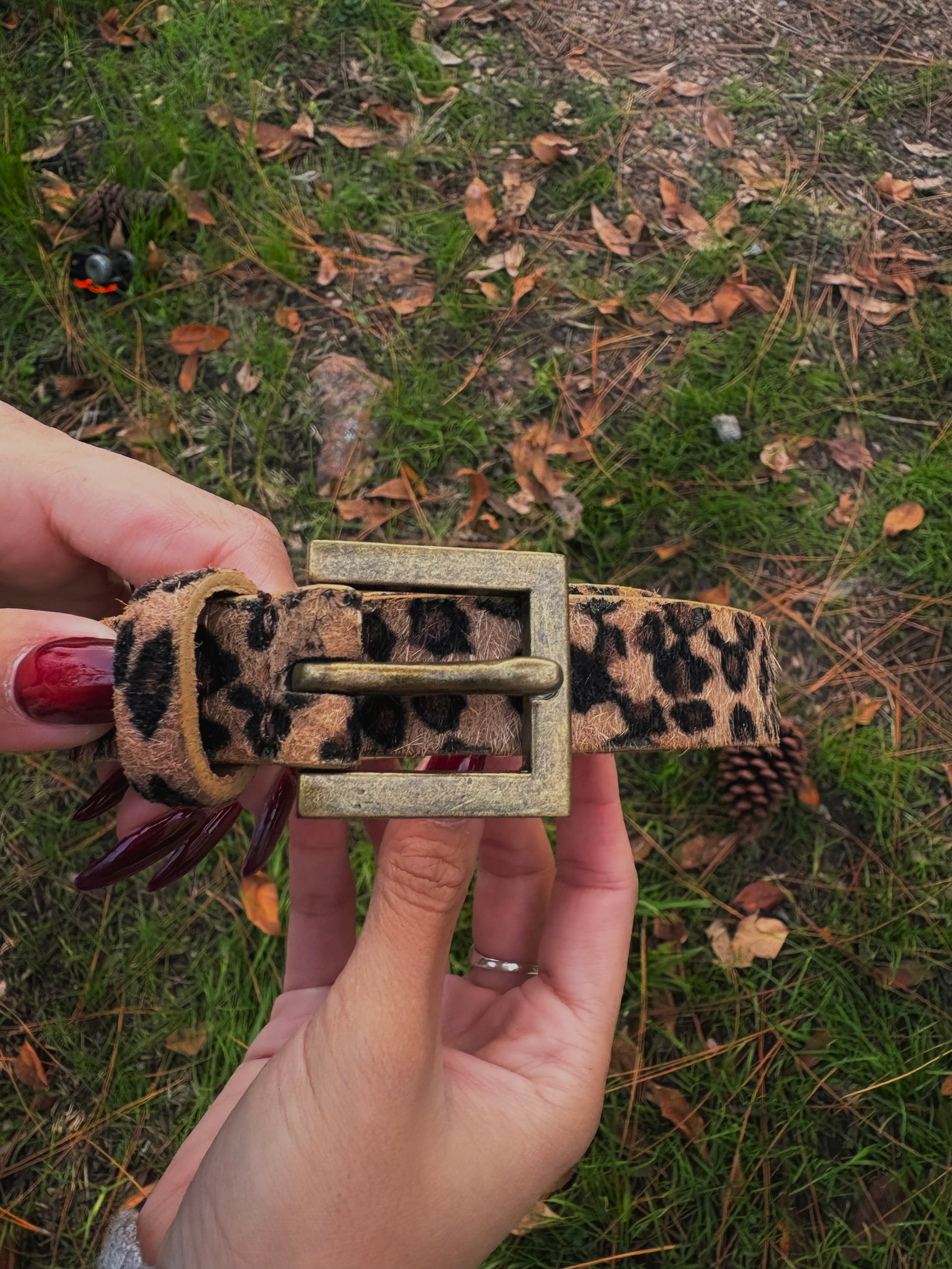 Cinturón Animal Print