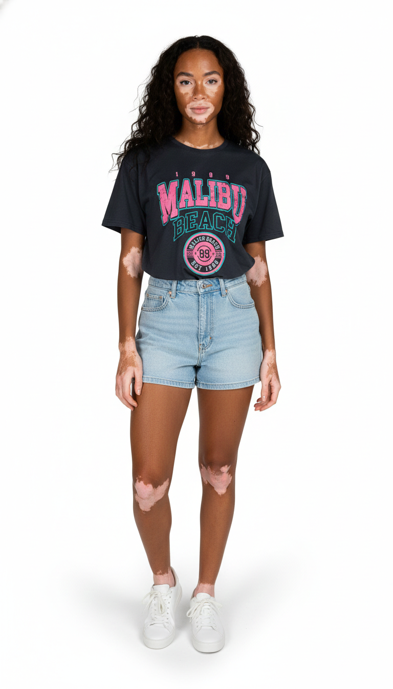 Remera Gris Estampada