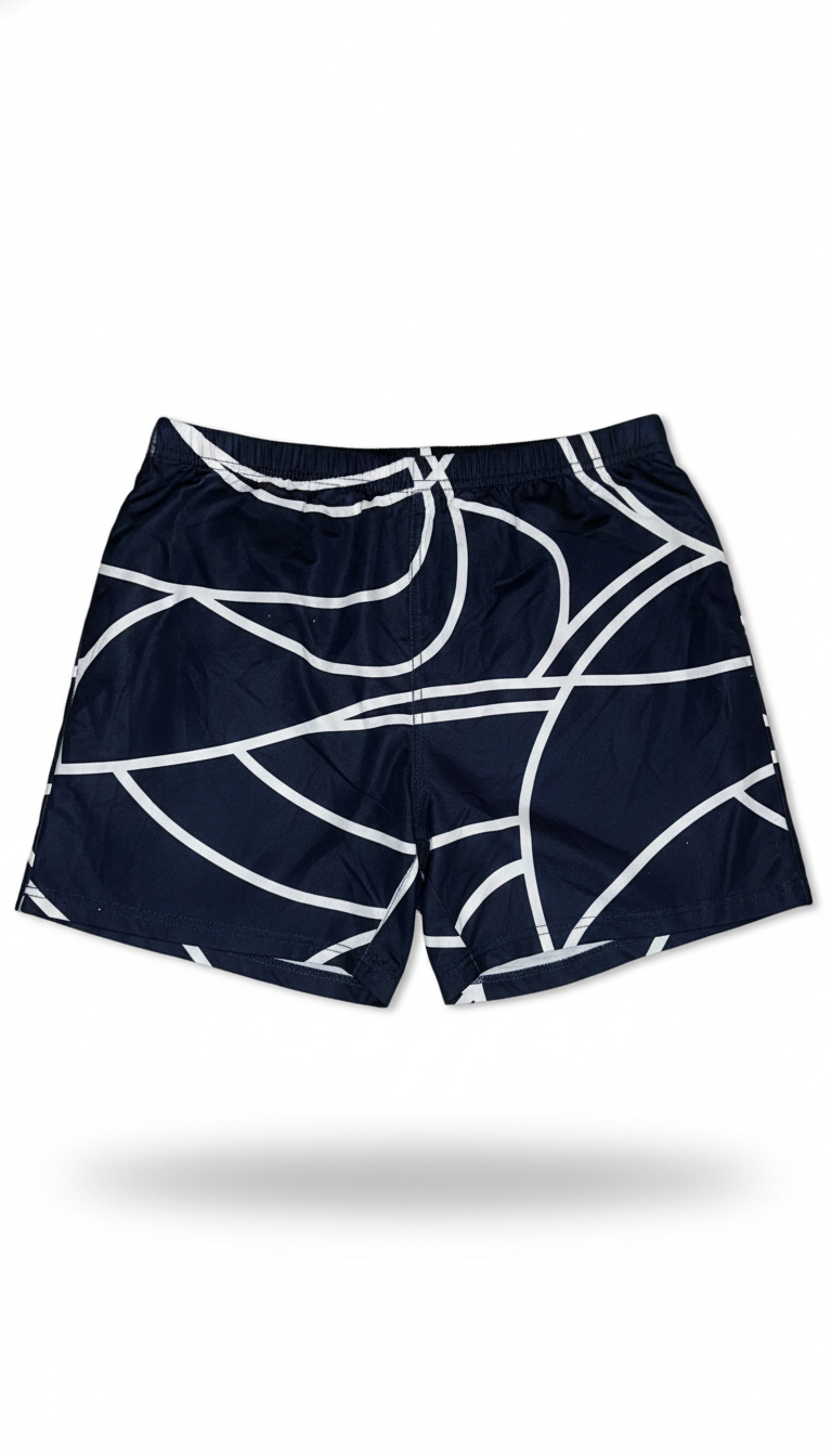 Short Negro con Líneas