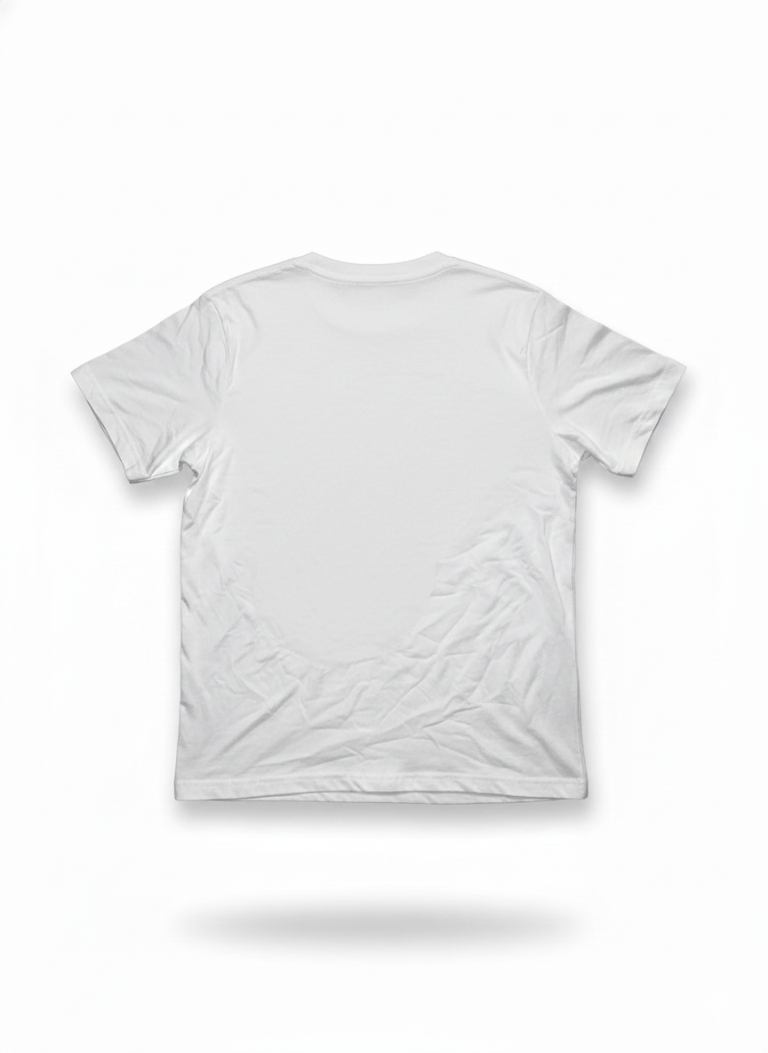 Remera Blanca de algodón Estampada