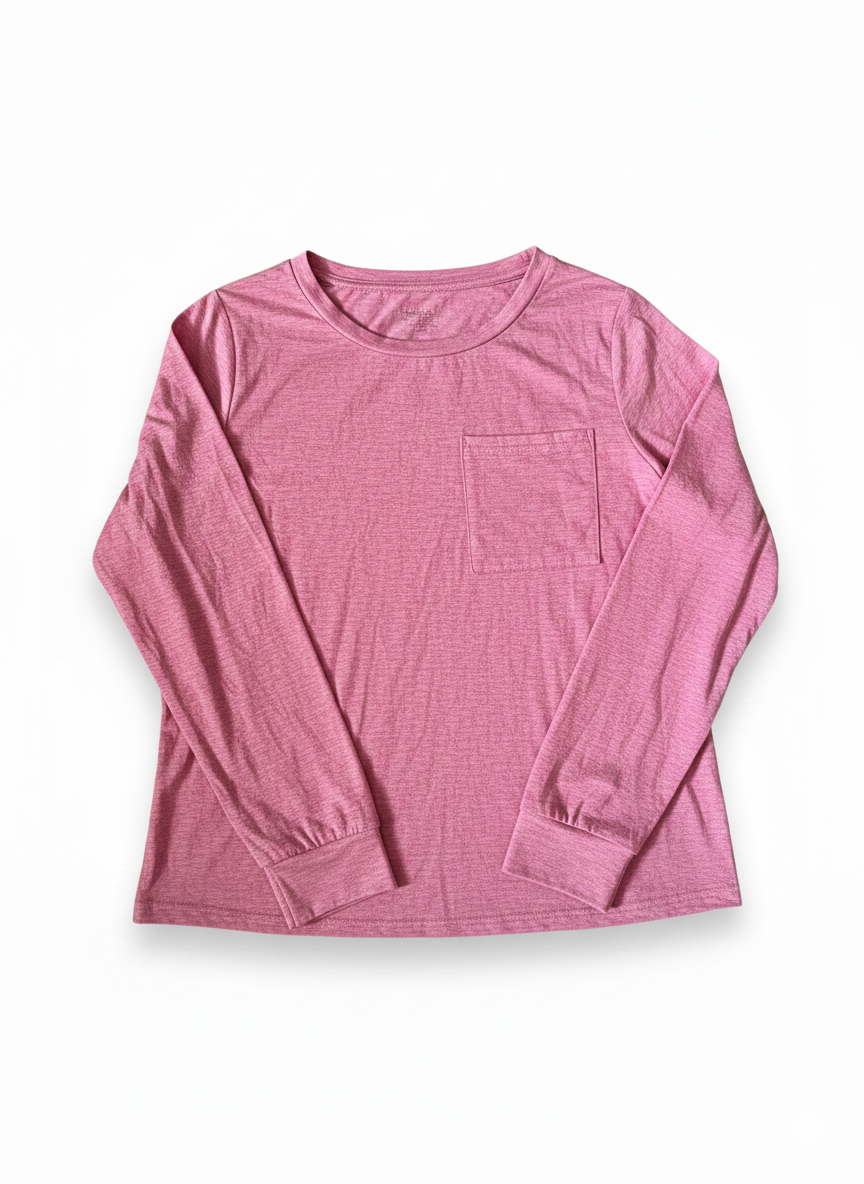 Remera Manga Larga Básica con Bolsillo