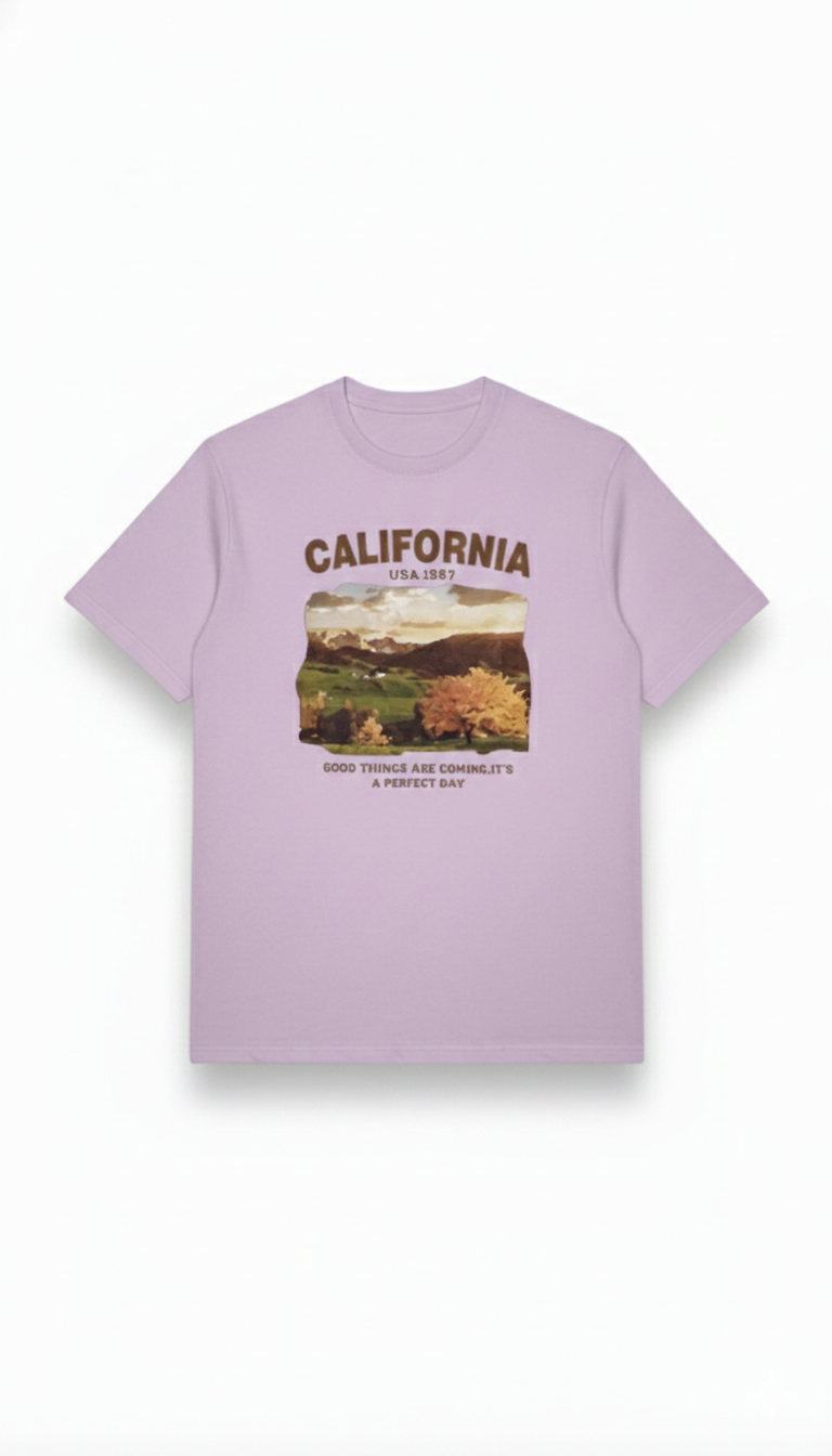 Remera De Algodón Estampada