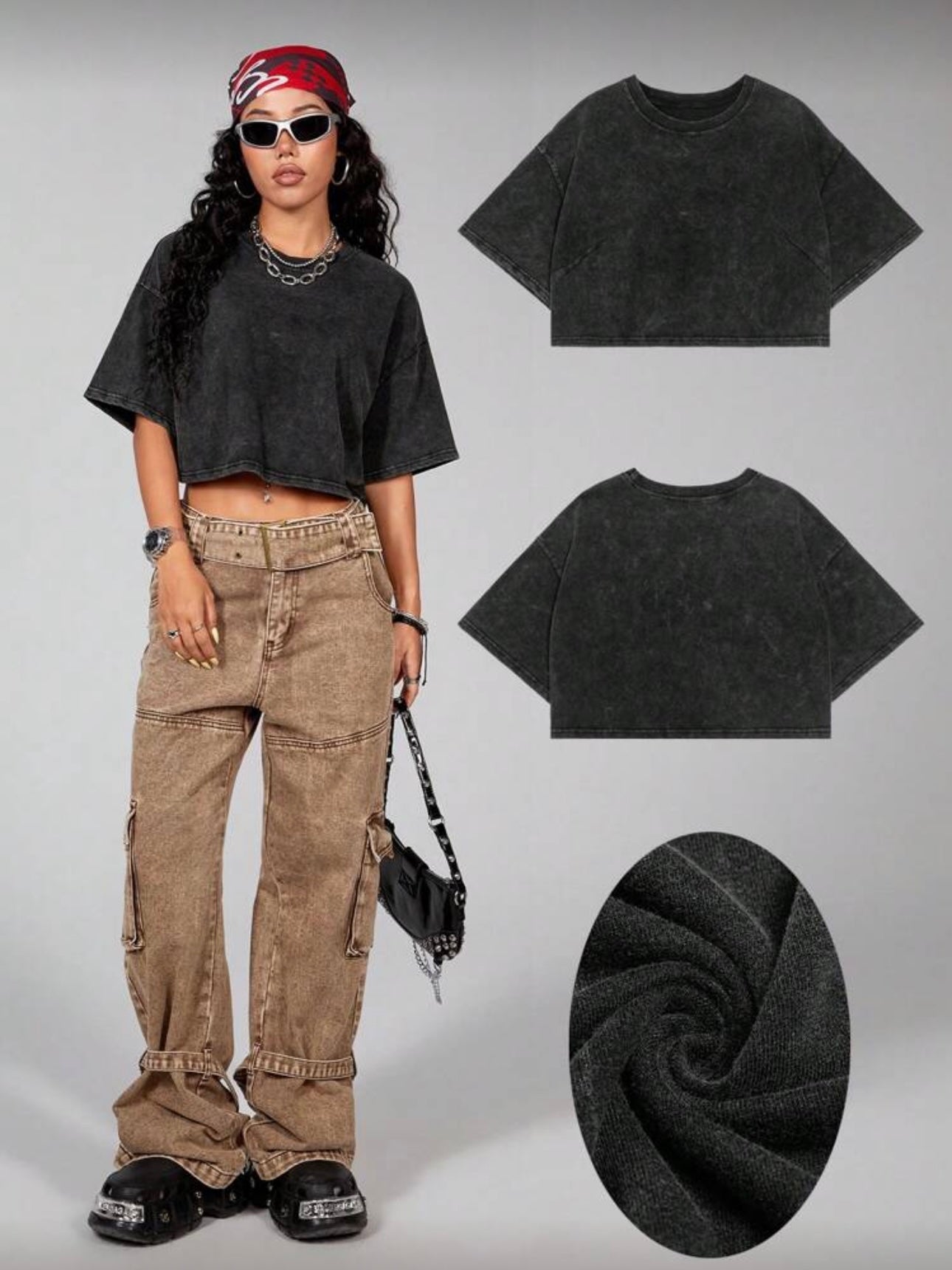 Camiseta básica Coolane negra