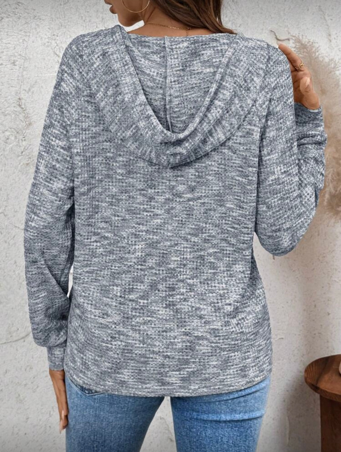 Buzo con Capucha Gris