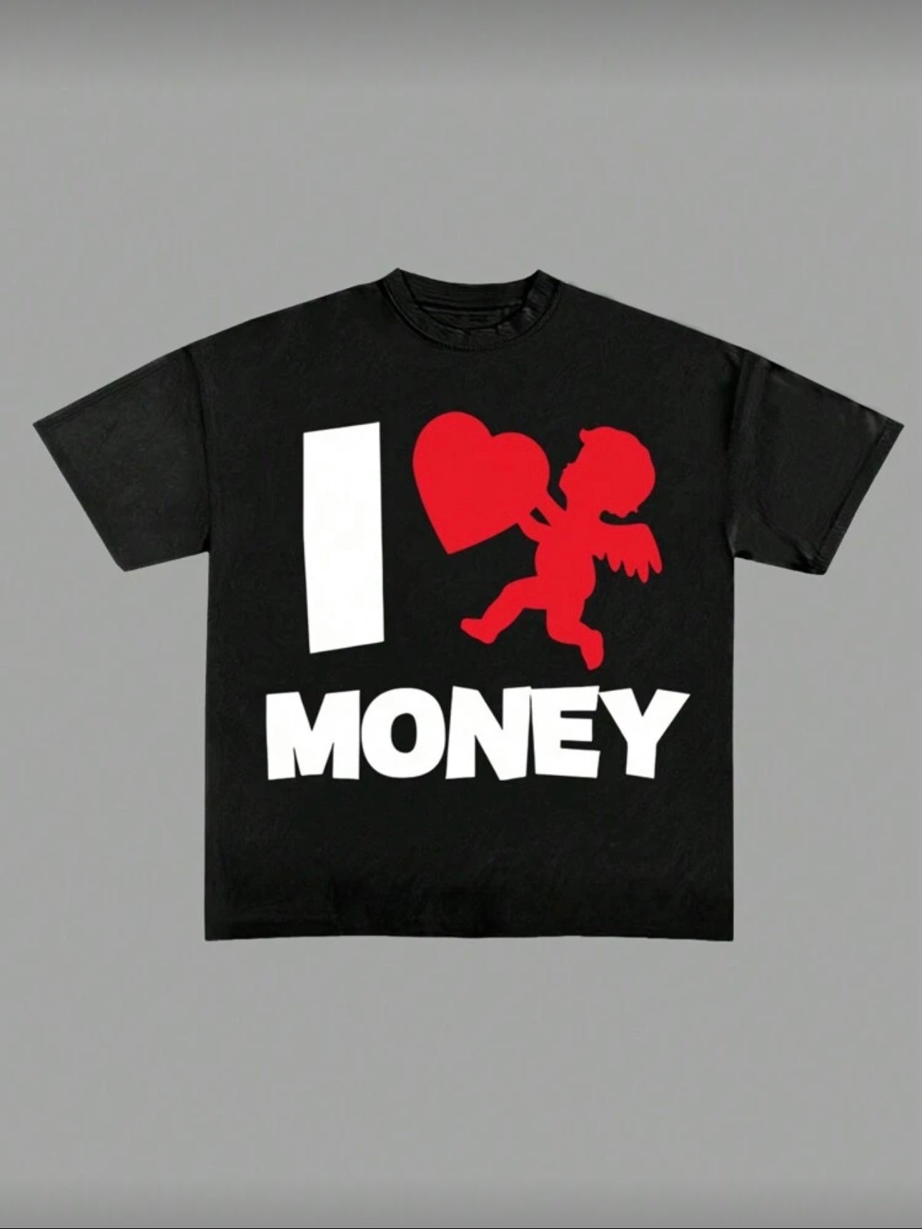 Camiseta casual con estampado de letras