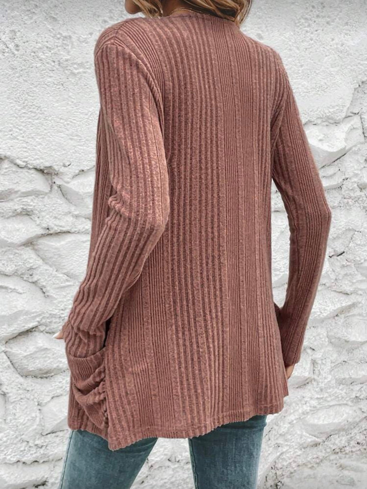 Abrigo SHEIN LUNE abierto para otoño/invierno