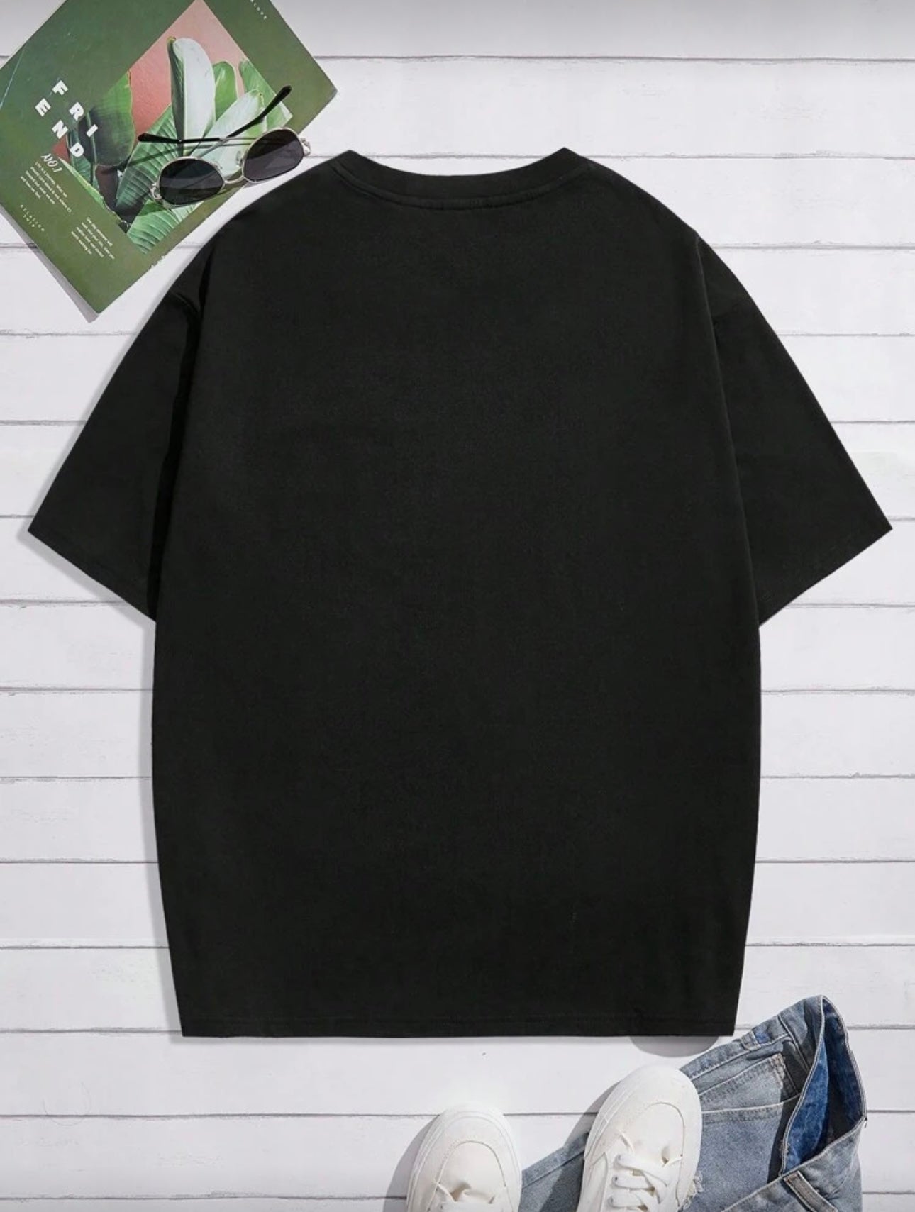 Remera Manfinity ZONE917 oversize con estampado abstracto