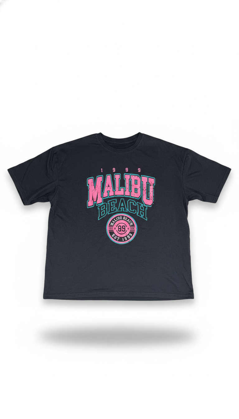 Remera Gris Estampada