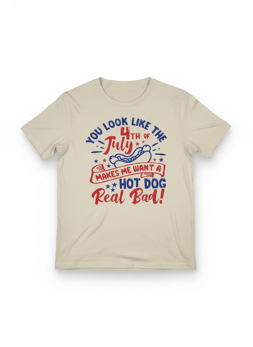 Remera de Algodón con Estampado