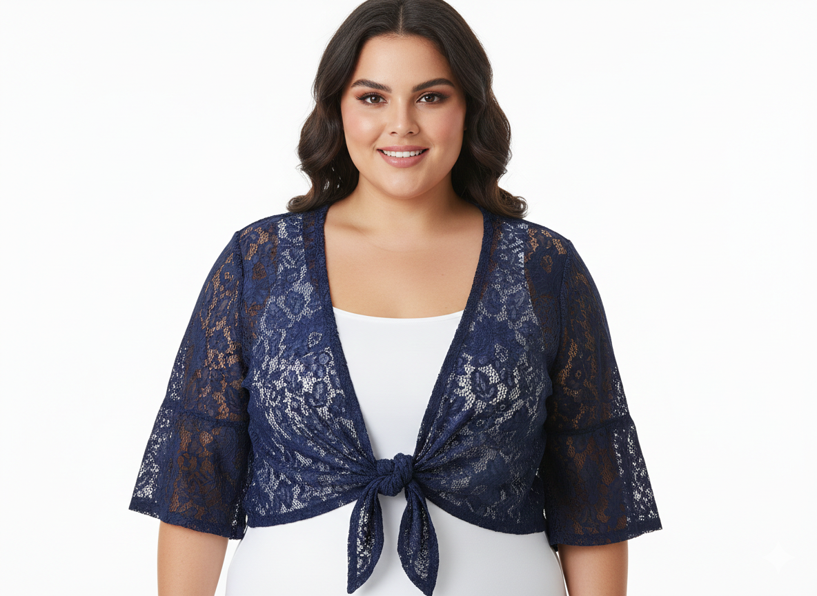 Bolero de Encaje azul