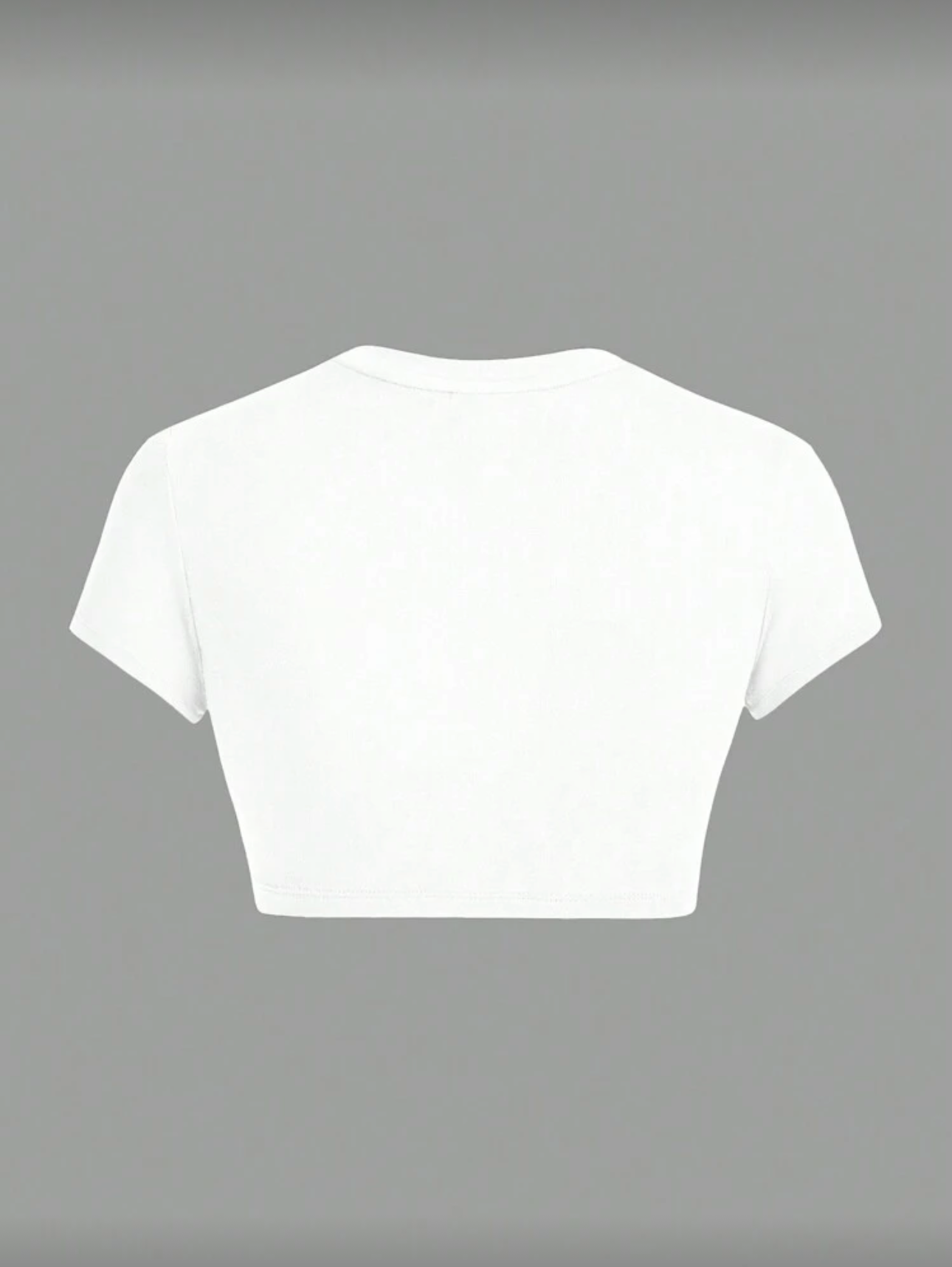 Camiseta SHEIN ICON corta ajustada Blanca