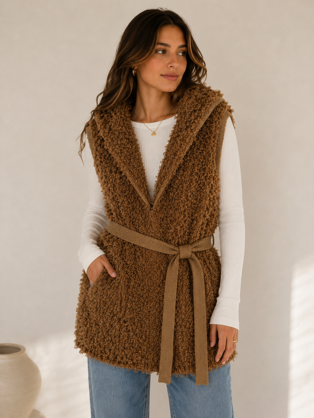 Chaleco Teddy Camel