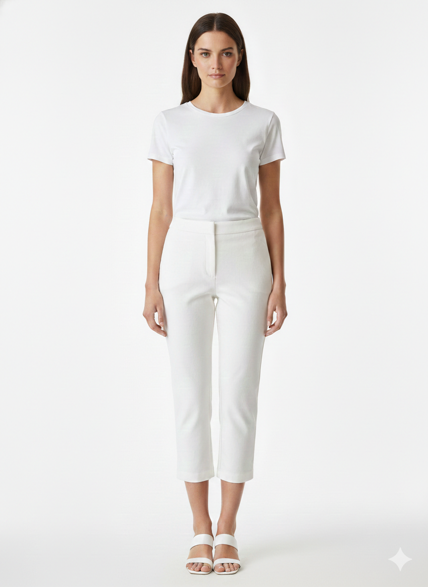 Pantalón estilo pescadora