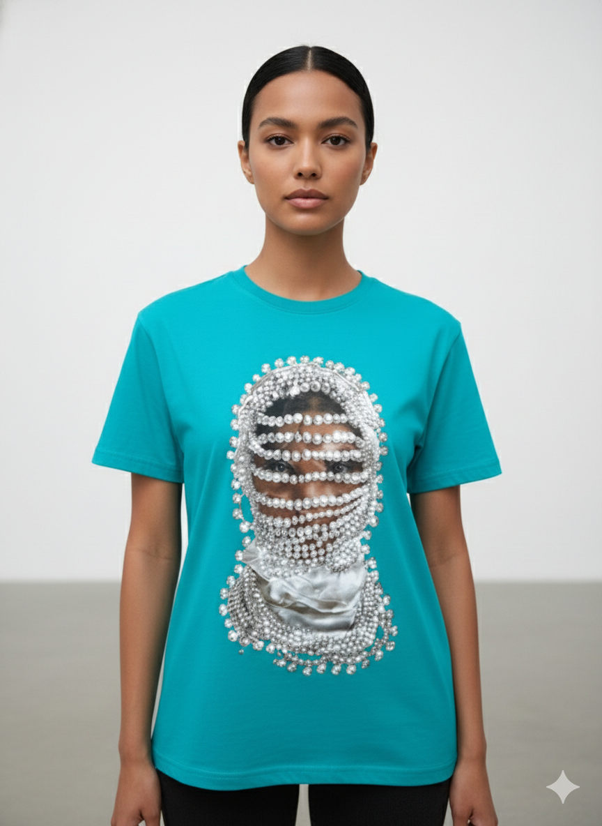 Remera de Algodón con Estampado